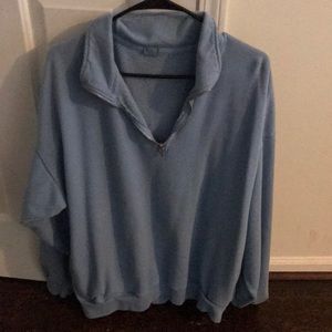 Great condition John Galt qt Zip blue sweatshirt